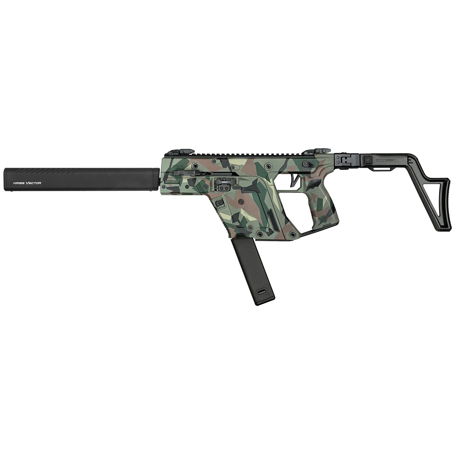 Kriss Vector CRB Gen III Ironwood Delta Camo 10mm 16 Barrel 10-Rounds - Kriss TDI