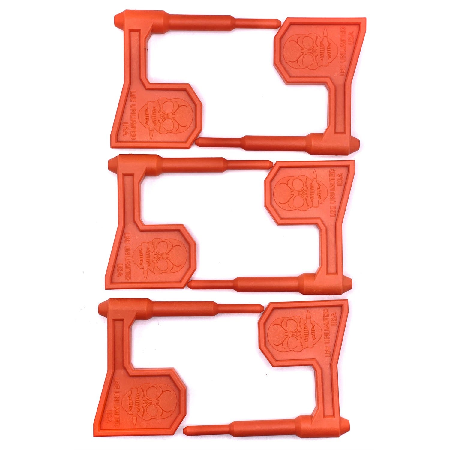 LBE Unlimited Chamber Safety Flag Orange for Rifles 6-Pack - LBE Unlimited