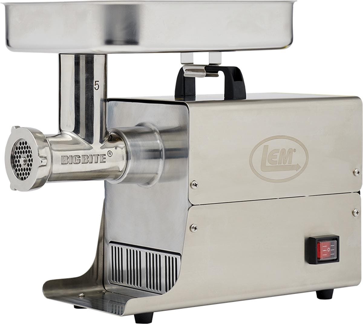 LEM Products Big Bite #5 Stainless Steel Electric Grinder