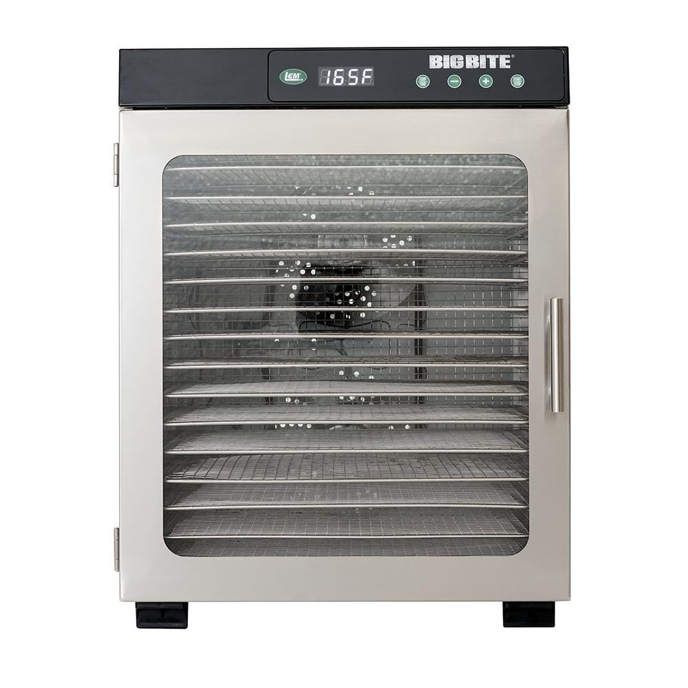 LEM Products BigBite 16-Tray Stainless Steel Dehydrator