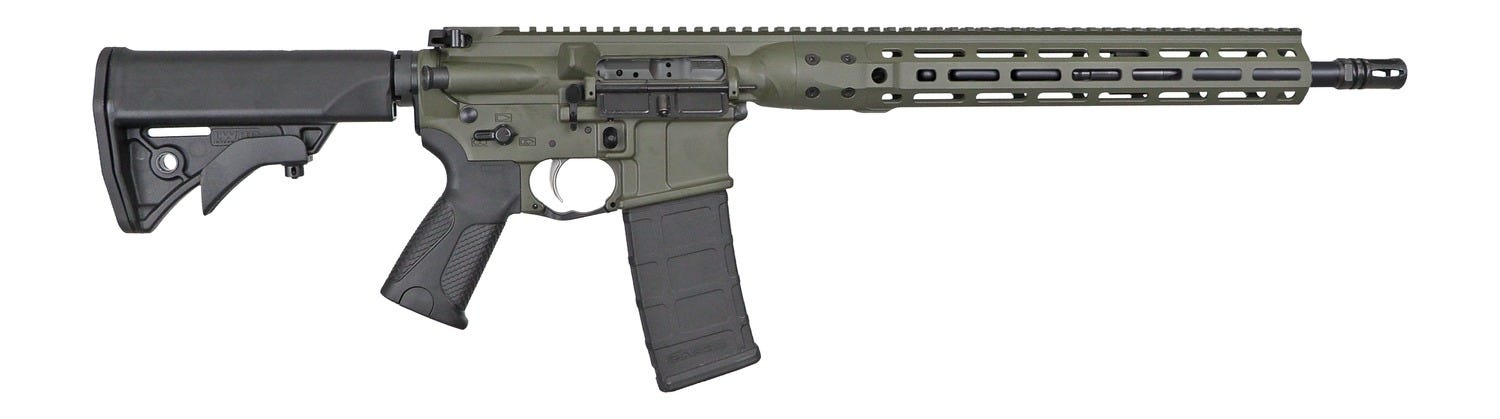 LWRC ICDI OD Green .300 AAC Blackout 16.1 Threaded Barrel 30-Rounds - LWRC