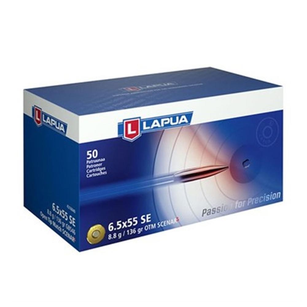 Lapua Lapua Rifle Ammunition 6.5 X 55 Swede 136 Grain 50-Rounds OTM - $129.99 at GrabAGun