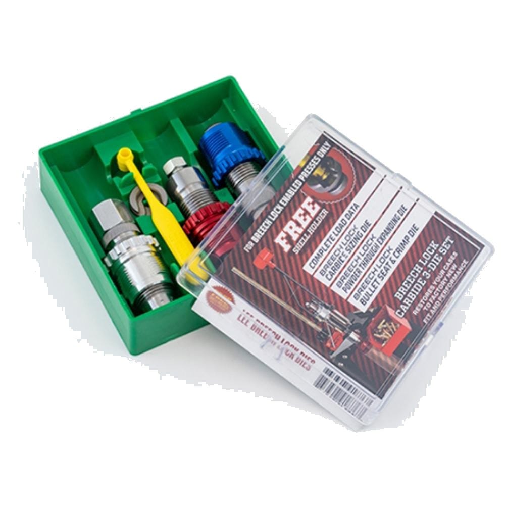 Lee Precision Lee Precision Carbide Breech Lock Bushings 3-Die Set .38 Auto/Super - $45.49 at GrabAGun