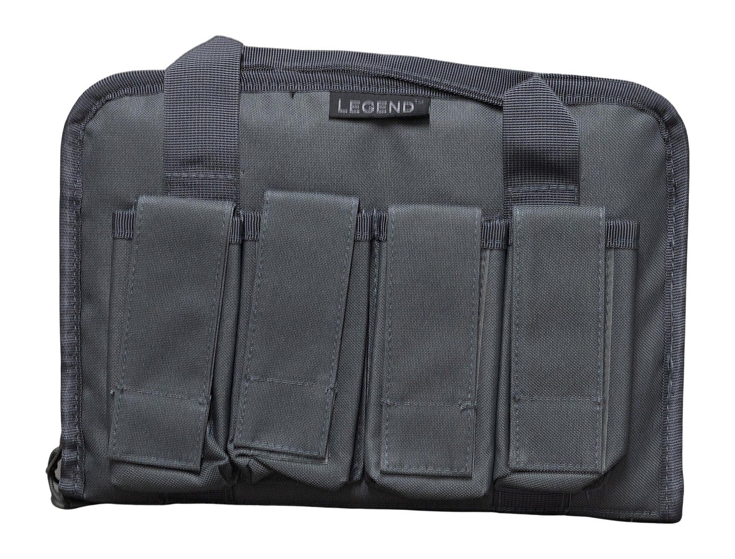 Legend Outdoor Gear Legend Outdoor Gear Pistol Range Bag Stealth Grey Holds 2 Full Size Pistols / 4 Revolvers - $24.99 at GrabAGun