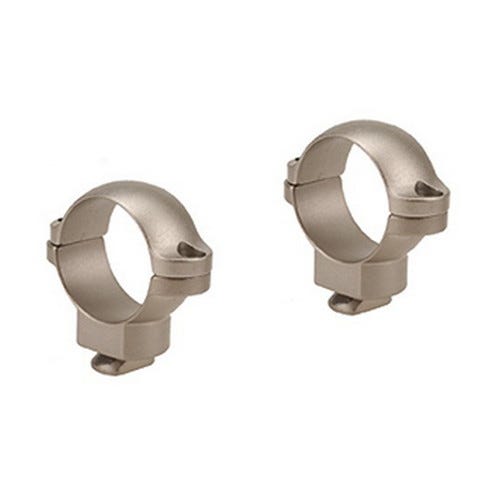 Leupold Dual Dovetail DD 1 inch Rings Medium Silver - Leupold