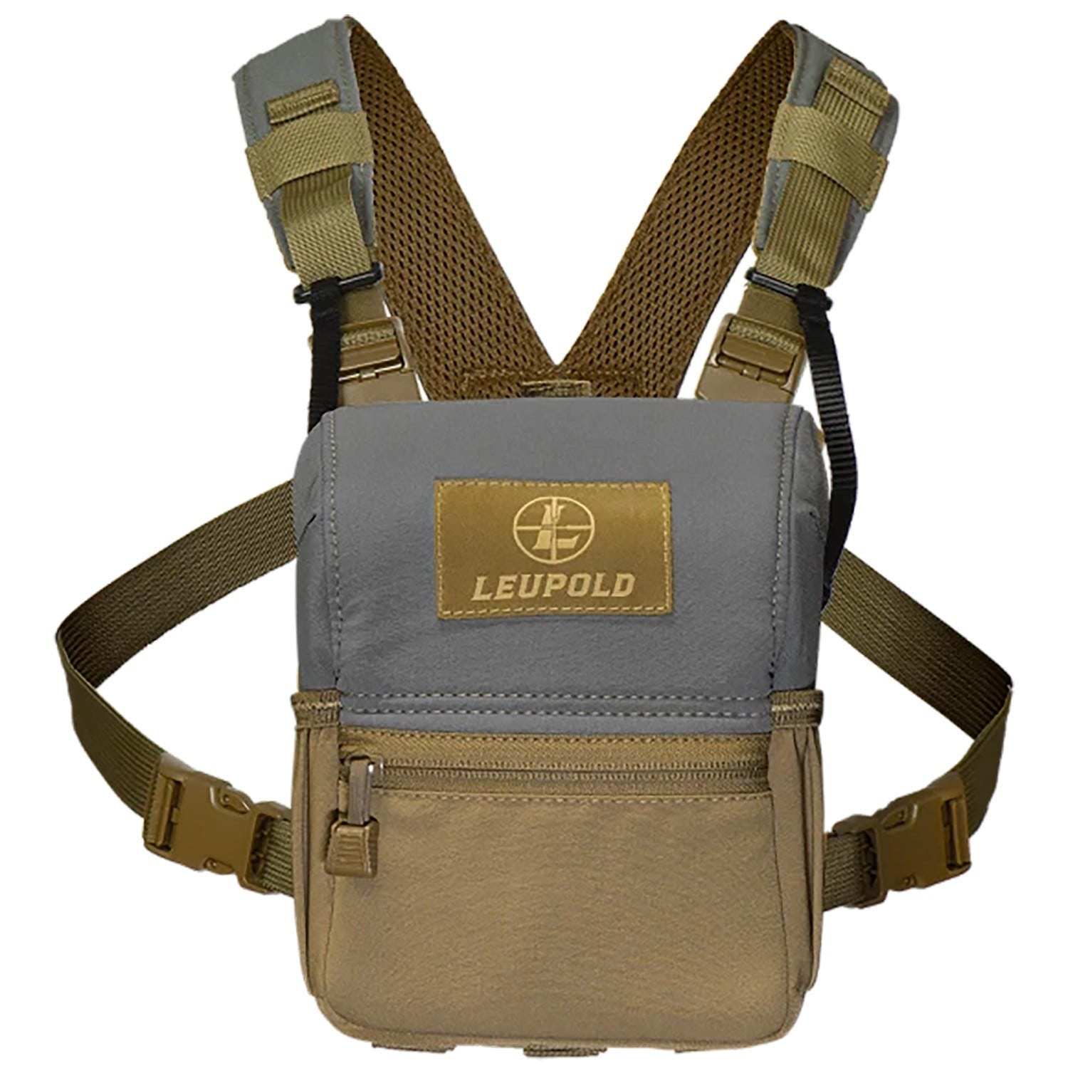 Leupold Enclosed Binocular Harness Tan / Grey - Leupold
