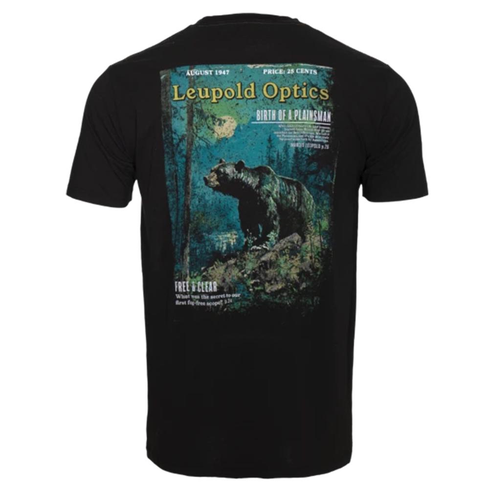 Leupold Leupold Magazine Short Sleeve Shirt Black S - $16.89 at GrabAGun