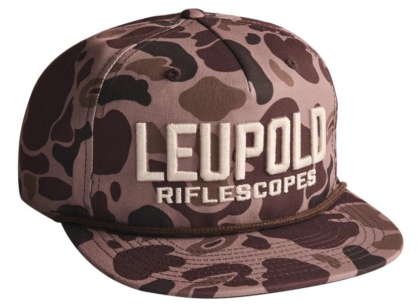 Leupold Retro Roper Hat Duck Camo Flat Bill - Leupold