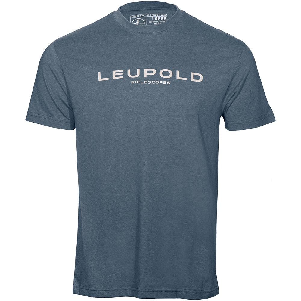 Leupold Leupold Riflescopes Short Sleeve Shirt Indigo M - $17.09 at GrabAGun