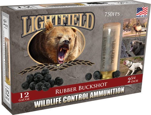 Lightfield Less Lethal Shotgun Ammunition 12 GA-2.75 5-Rounds BRB - Lightfield