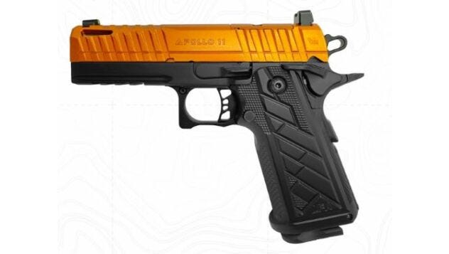 live free armory apollo 11 v2 compact black / copper 9mm 4.15 barrel 18-rounds