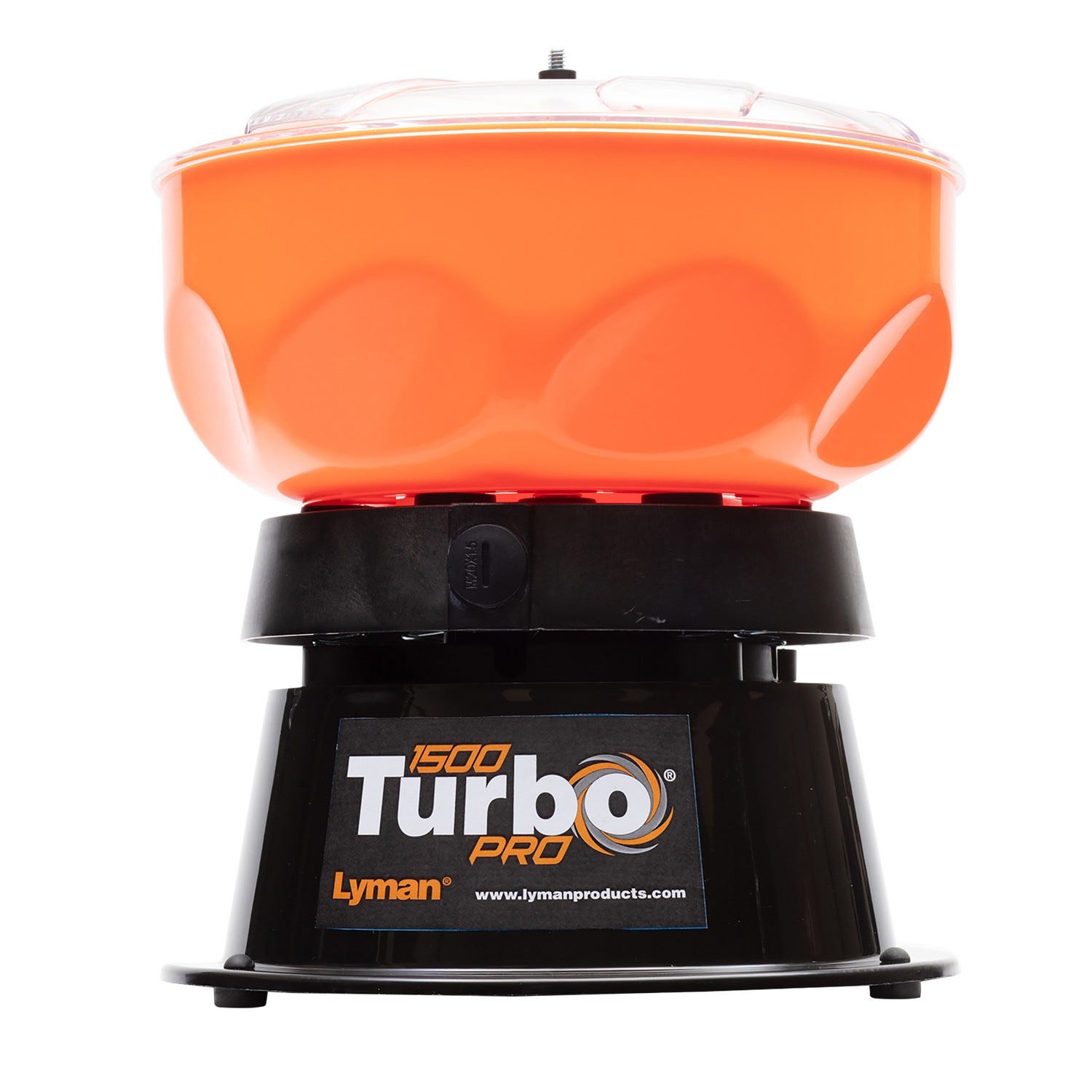 Lyman 1500 Pro Turbo Tumbler Black / Orange
