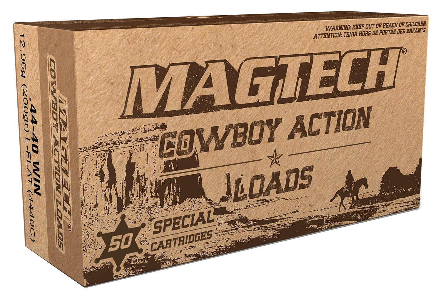 MagTech Cowboy Action .44-40 200 Grain 50-Rounds LFN Tech Cowboy Action .44-40 200 Grain 50-Rounds LFN Ammo