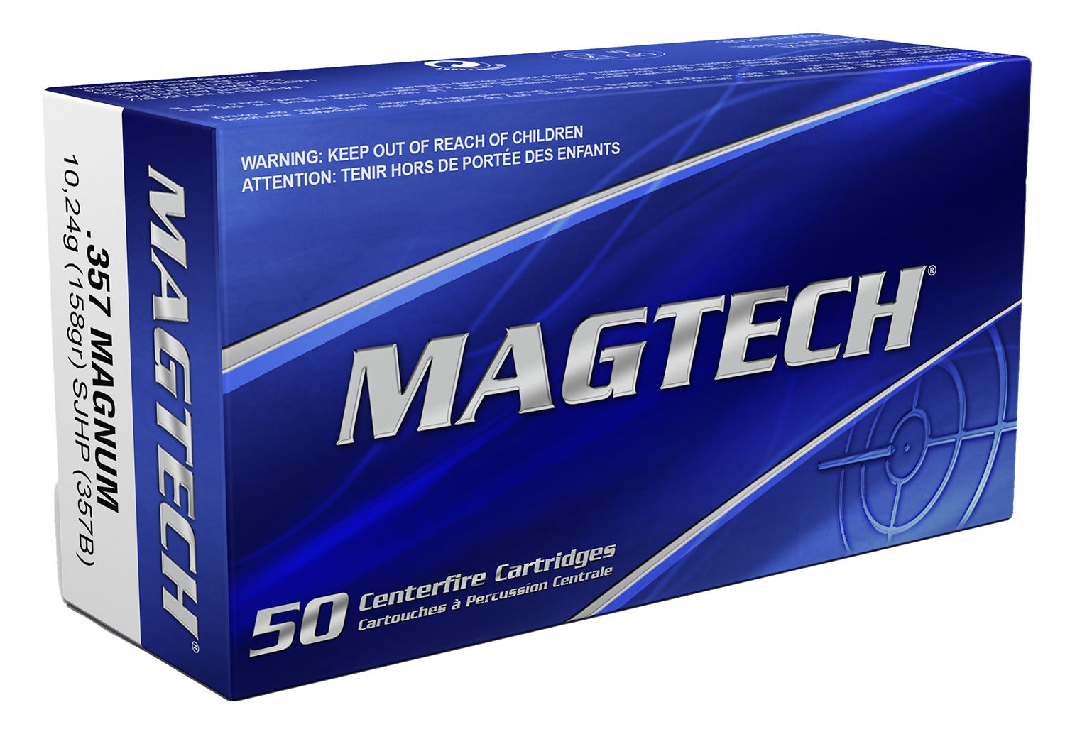 MagTech Range/Training .357 Mag 158 Grain 50-Rounds JHP