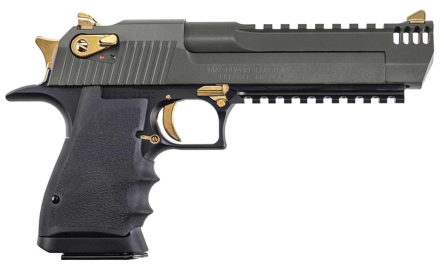 Magnum Research Desert Eagle Mark XIX L6 Black / Green .44 Mag 6 Barrel 8-Rounds - Magnum Research
