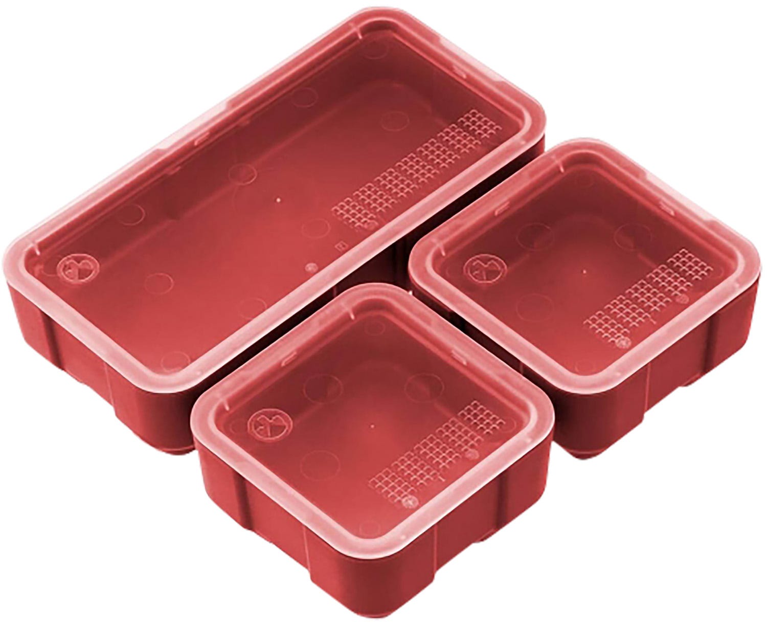 Magpul DAKA Bins 2X2 and 2X4 Set Red