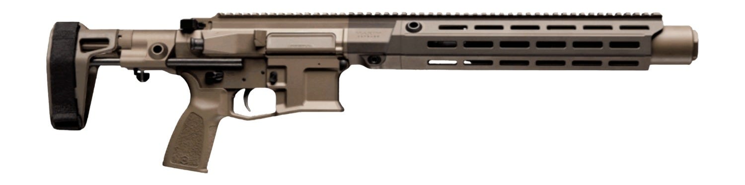 Maxim Defense Industries SDX RFLX Arid Brown .300 AAC Blackout 8.5 Integrated Suppressor Barrel 30-Rounds - Maxim Defense Industries