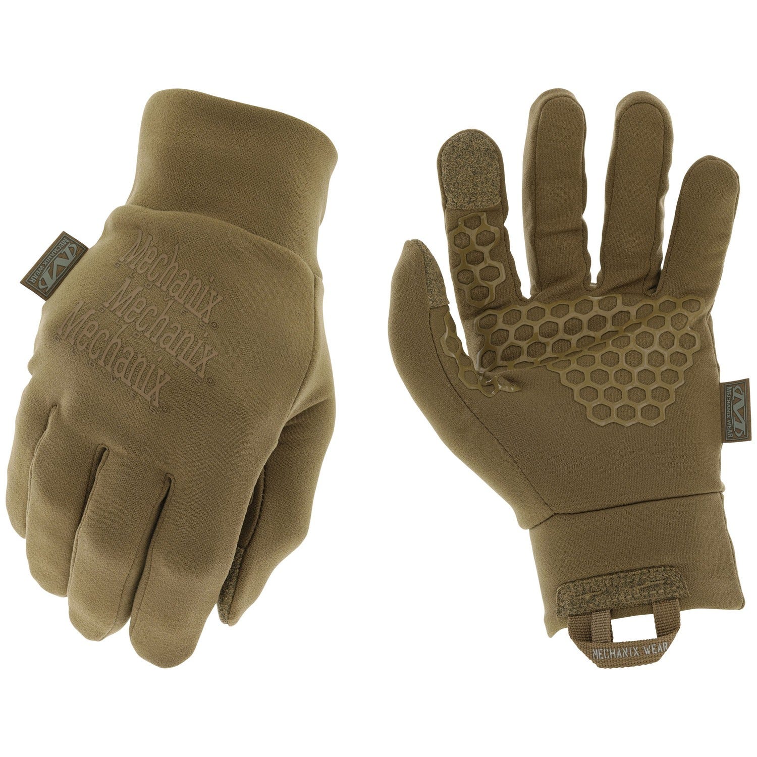 Mechanix Wear Cold Work Base Layer Gloves Coyote Brown Large - Mechanix Wear
