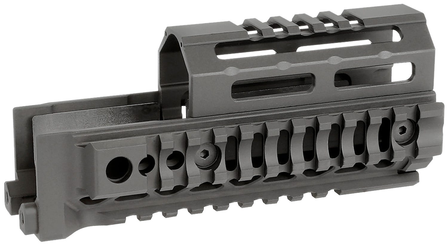 Midwest Industries Midwest Industries AK Alpha Quad Rail Handguard 6 for AK-47/AK-74 - $195.95 at GrabAGun