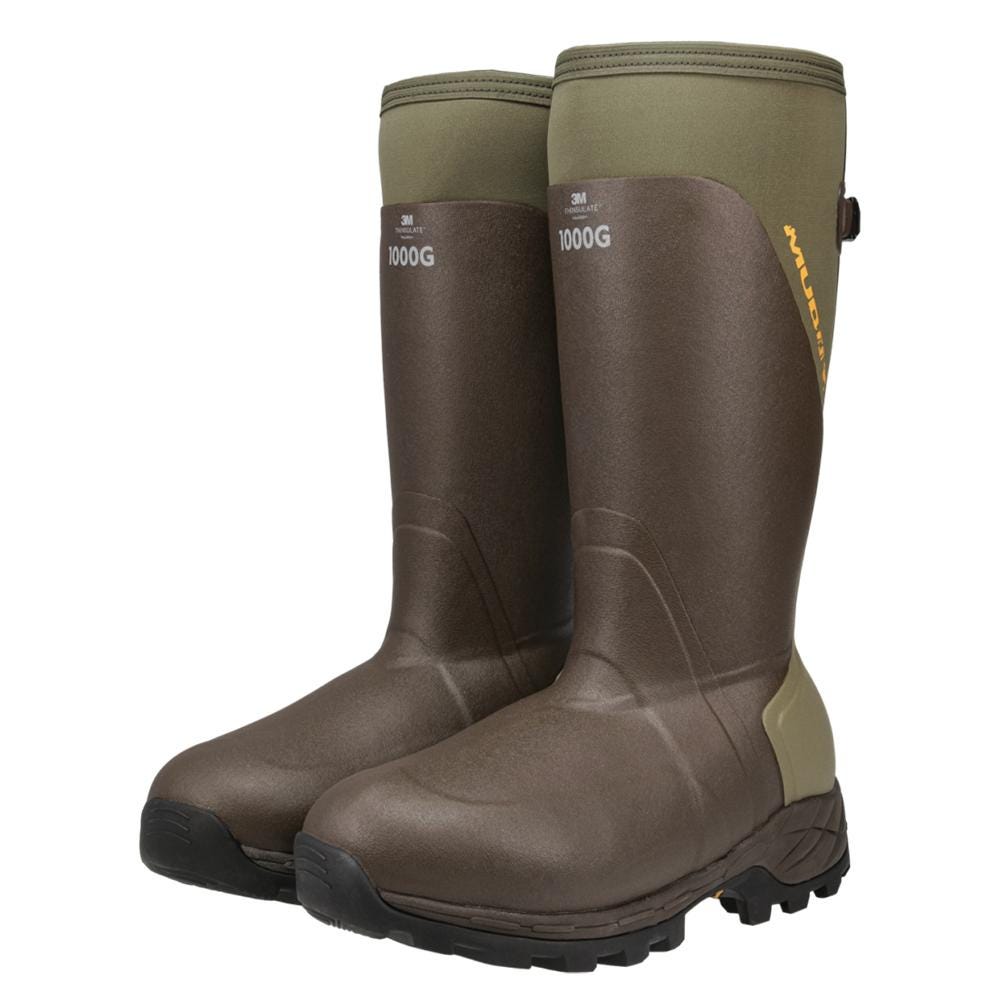Muddy Muddy DV8 Brown 17 Insulated Boots Clay - $139.99 at GrabAGun