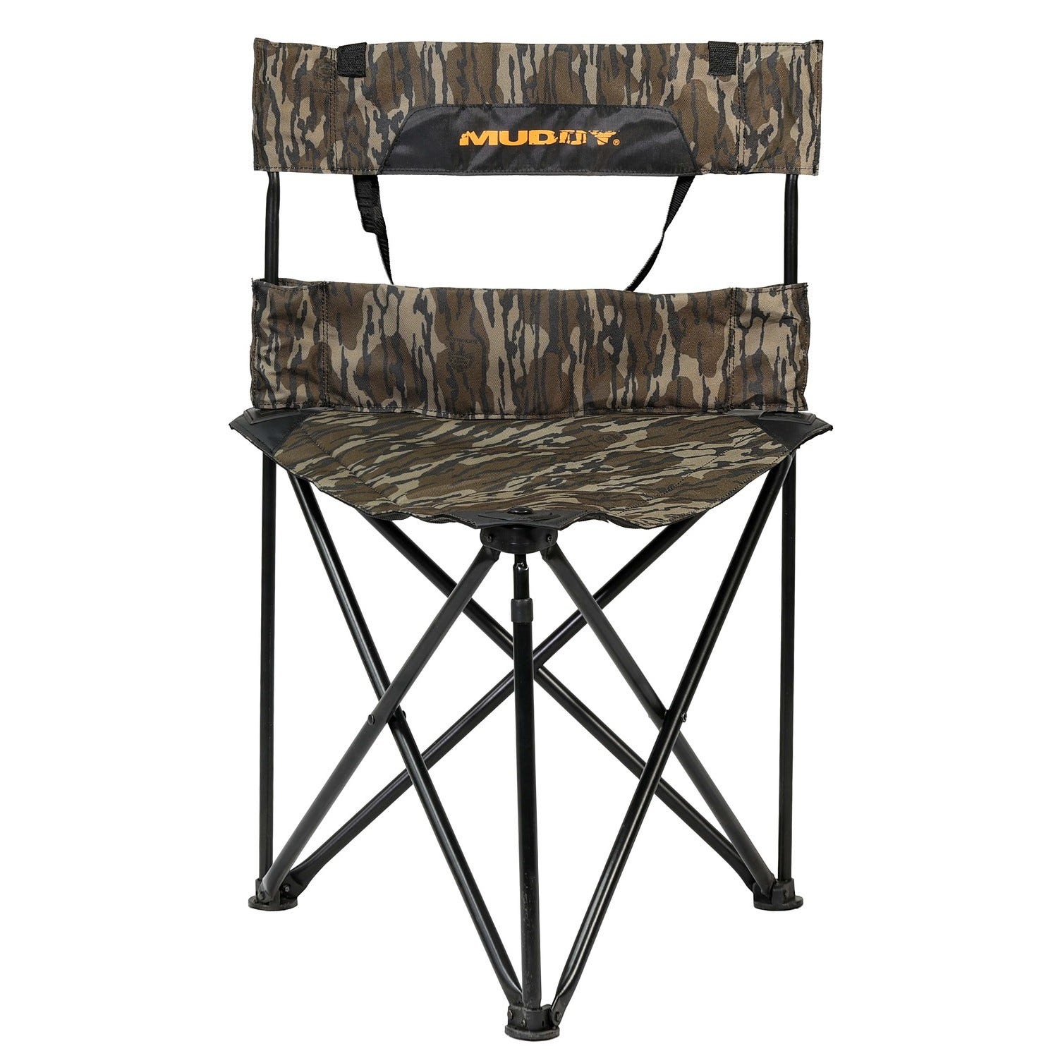 Muddy Folding Tripod Ground Seat Mossy Oak Bottomlands