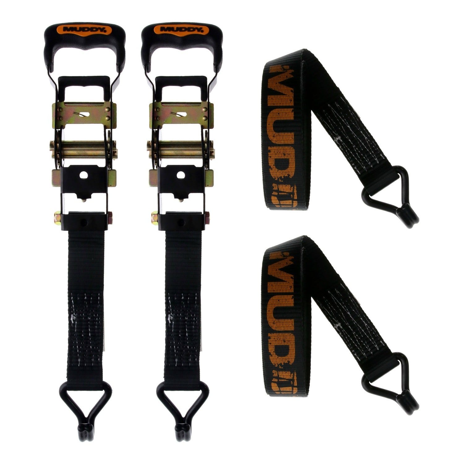 Muddy Heavy Duty Ratchet Straps 1.5x16  2-Pack
