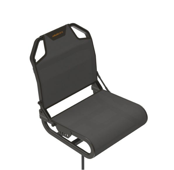 Muddy Marine Boat Seat Wolf Grey