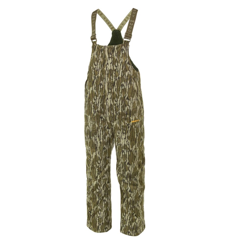 Muddy TRX Waterproof Sherpa Fleece Bib Overall Overalls Mossy Oak Bottomlands S