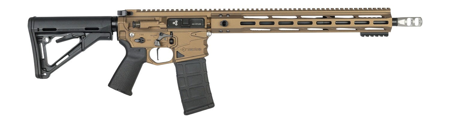 Nemo Battle-Light Burnt Bronze .223 Wylde 16 Threaded Barrel 10-Rounds