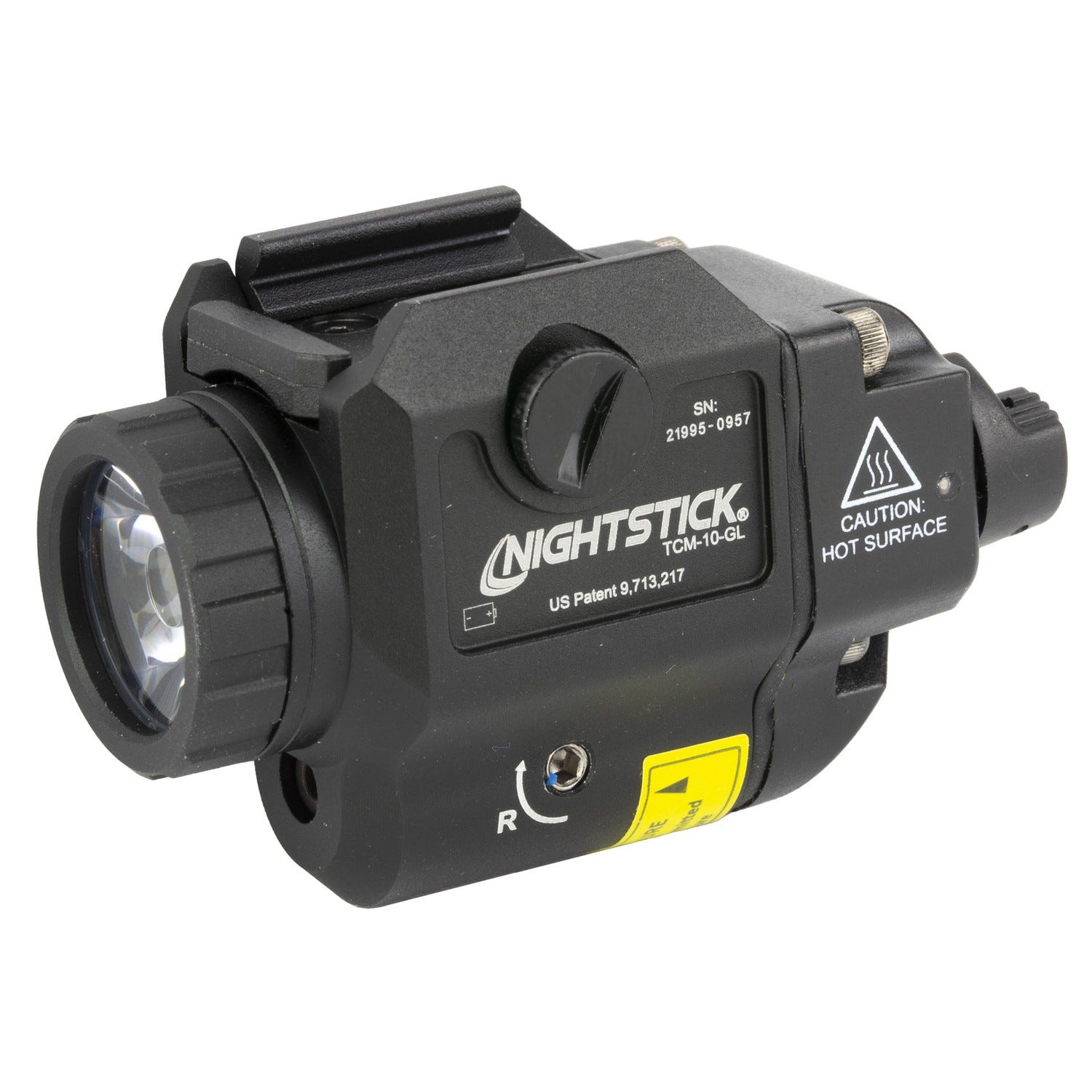 Night Stick TCM-10-GL Compact Weapon Light 650 Lumens w/ Green Laser for Picatinny Rail - Nightstick
