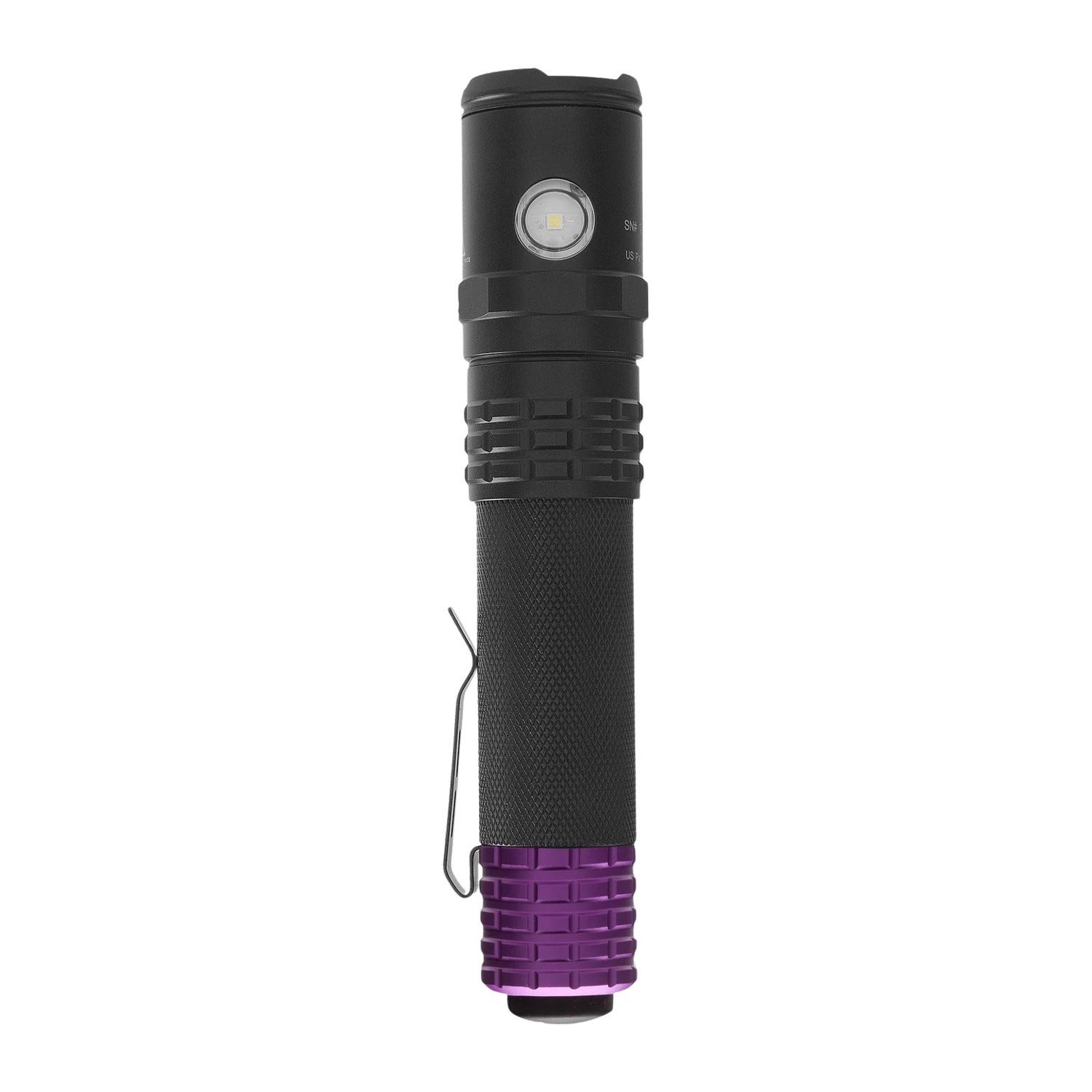 Night Stick UVR-588XL USB Dual-Light Flashlight 385 Lumens UV Flood