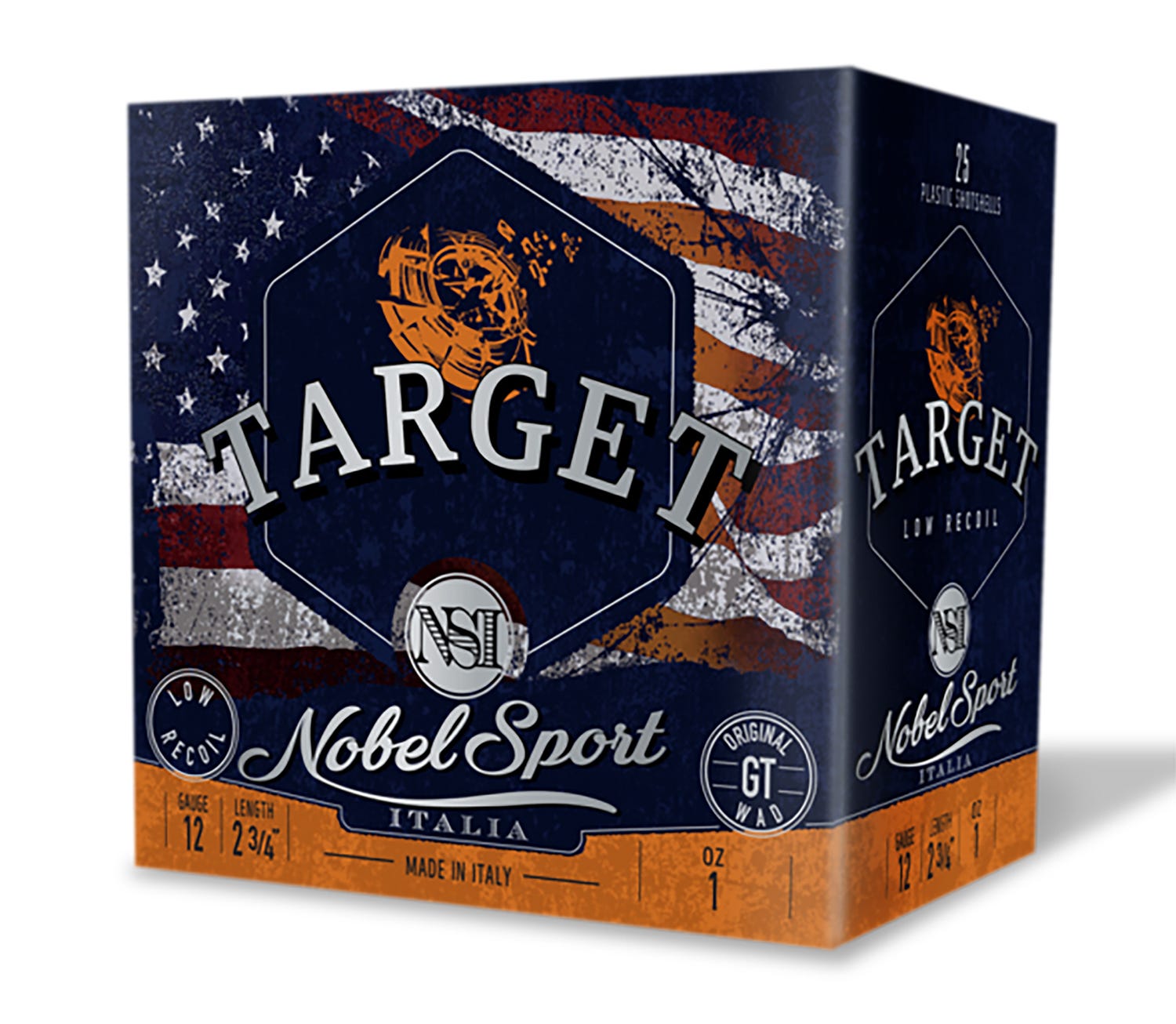 Nobel Target Low Recoil 12 GA-2.75 #8.5 Shot 1 oz 250-Rounds