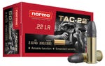 Norma Tac-22 Brass .22 LR 40 Grain 50-Rounds LRN 