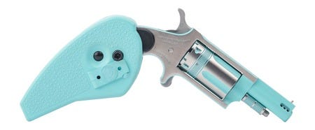 North American Arms Iris Stainless / Turquoise .22 Mag 1.625 Barrel 5-Rounds - North American Arms