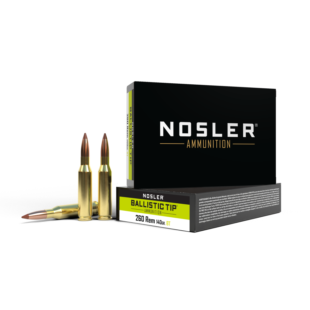 ler Ballistic Tip .260 Rem 140 Grain 20-Rounds Ballistic Tip Ammo