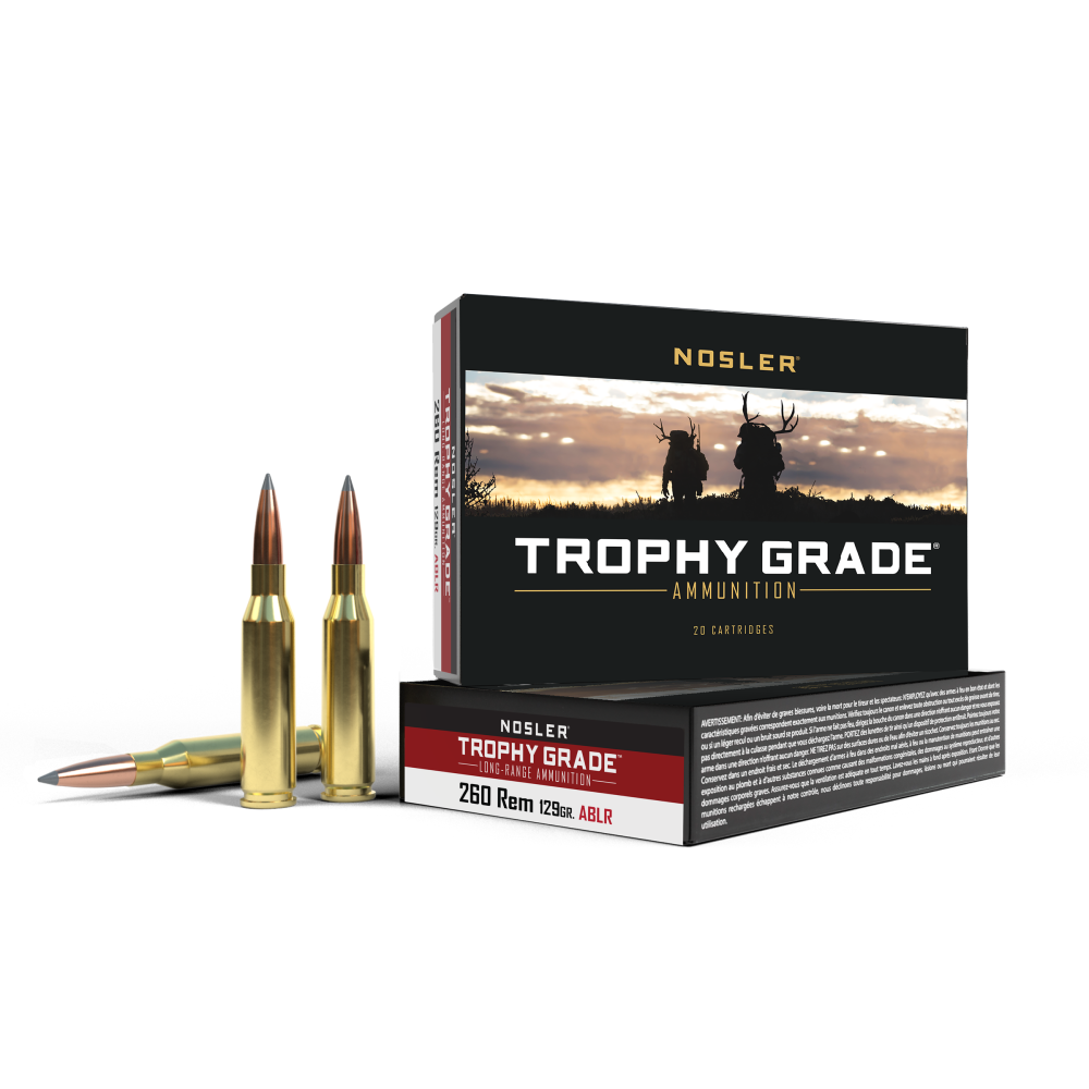 ler Trophy Grade .260 Rem 129 Grain 20-Rounds AccuBond Long Range Ammo