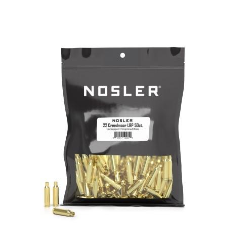 Nosler Nosler Unprimed Bulk Brass .22 Creedmoor 50-Count - $59.99 at GrabAGun