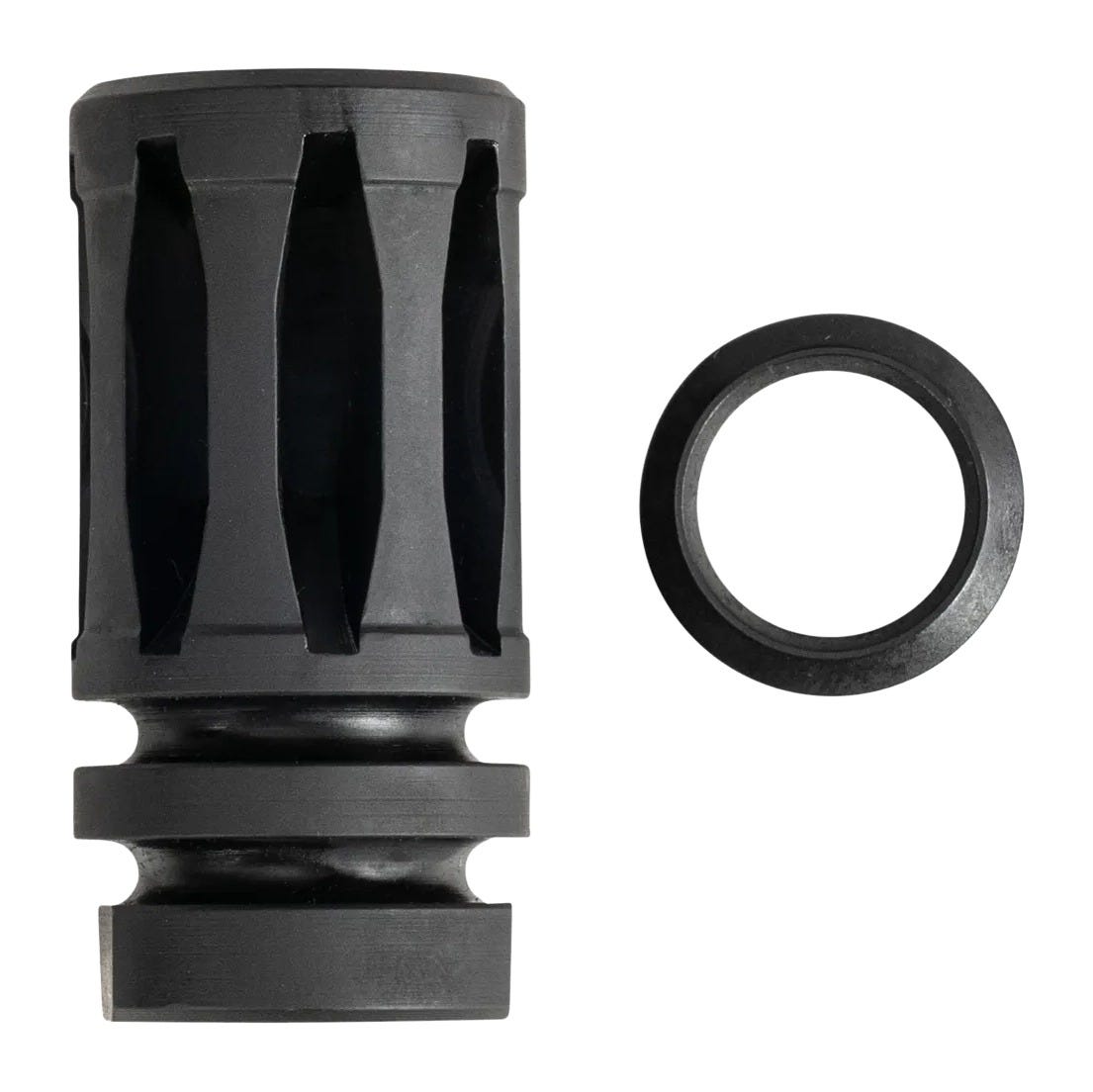 One Horse A2 Bird Cage Flash Hider 5.56 1/2x28 w/ Crush Washer