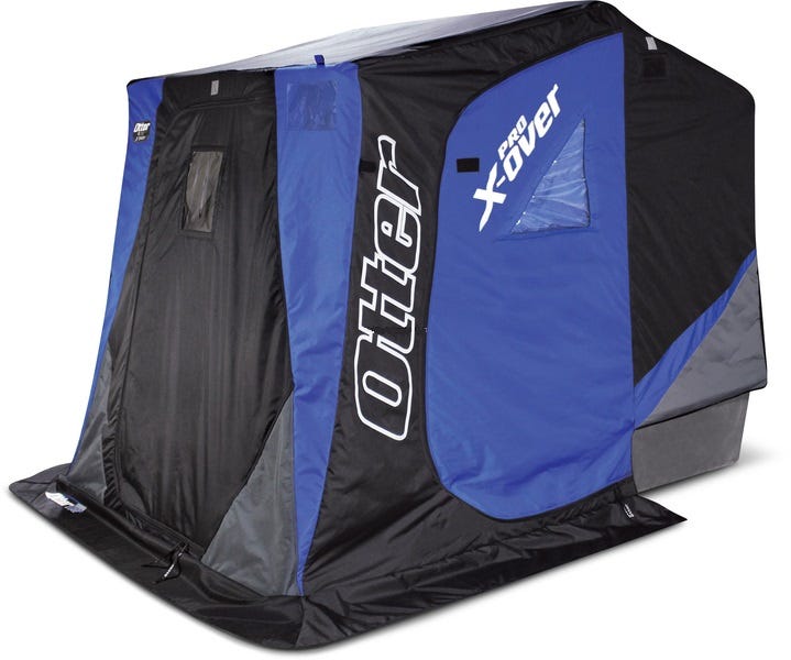 Otter XT Pro X-Over Cottage Blue / Black 2-Person Shelter - Otter