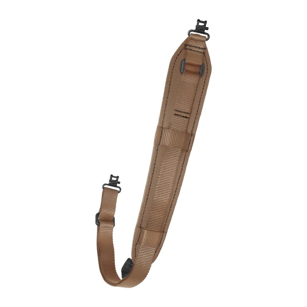 Outdoor Connection Padded Sling Flat Dark Earth w/ Talon Swivels