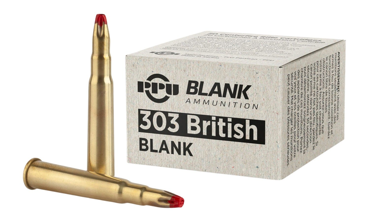 PPU .303 BRT 20-Rounds Blank