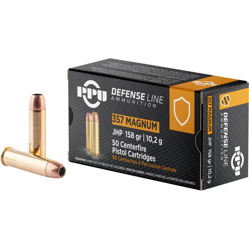 i Partizan PPU Defense .357 Mag 50 RDs 158 Gr Ammo
