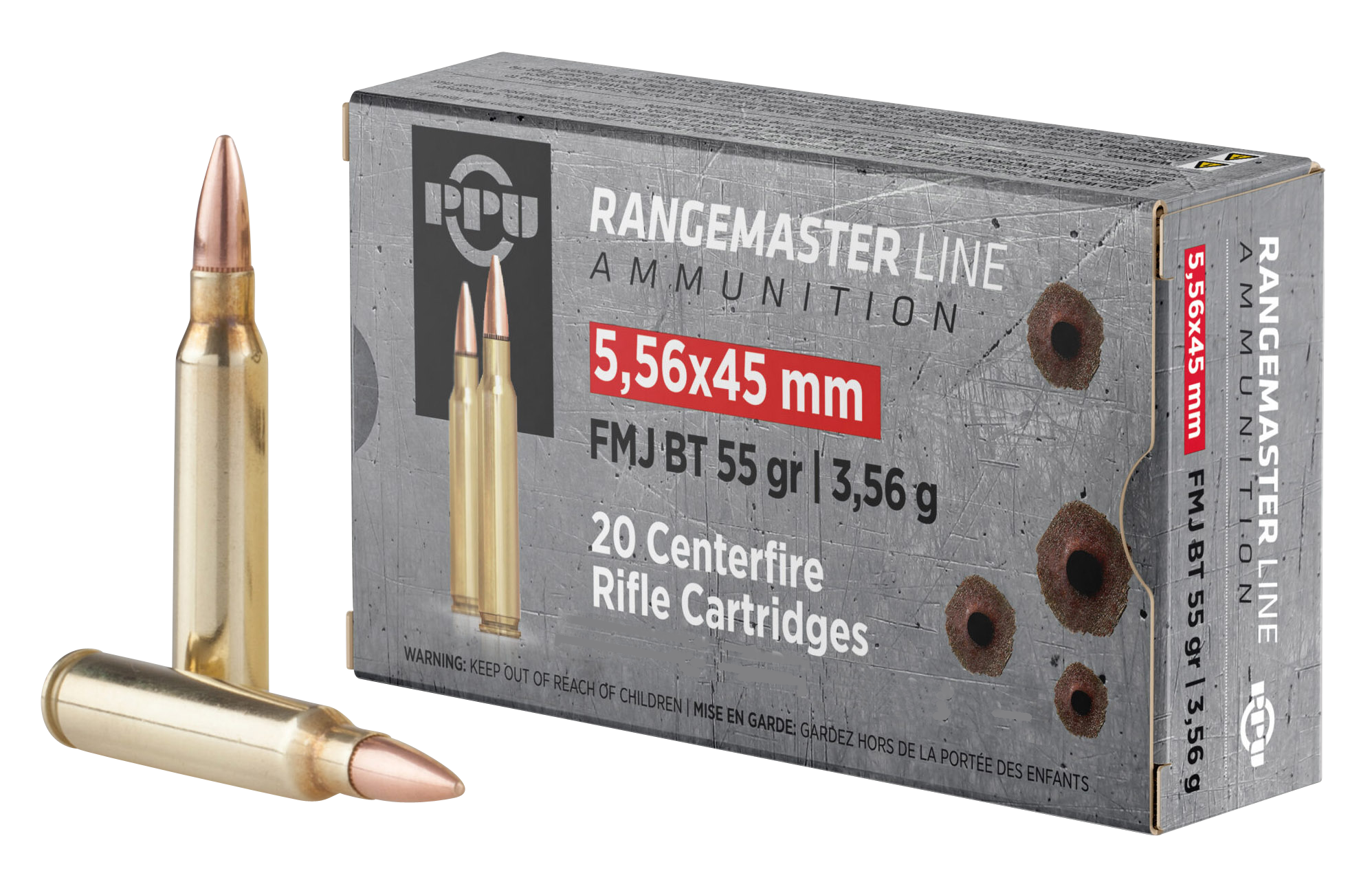  Rangemaster Brass 5.56NATO 55-Grain 1000-Rounds FMJBT Ammo
