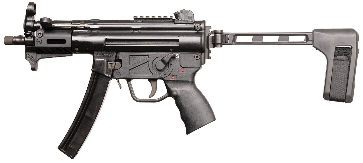 PTR 9KT BR 9mm 5.16 Threaded Barrel 30-Rounds w/ Brace - PTR