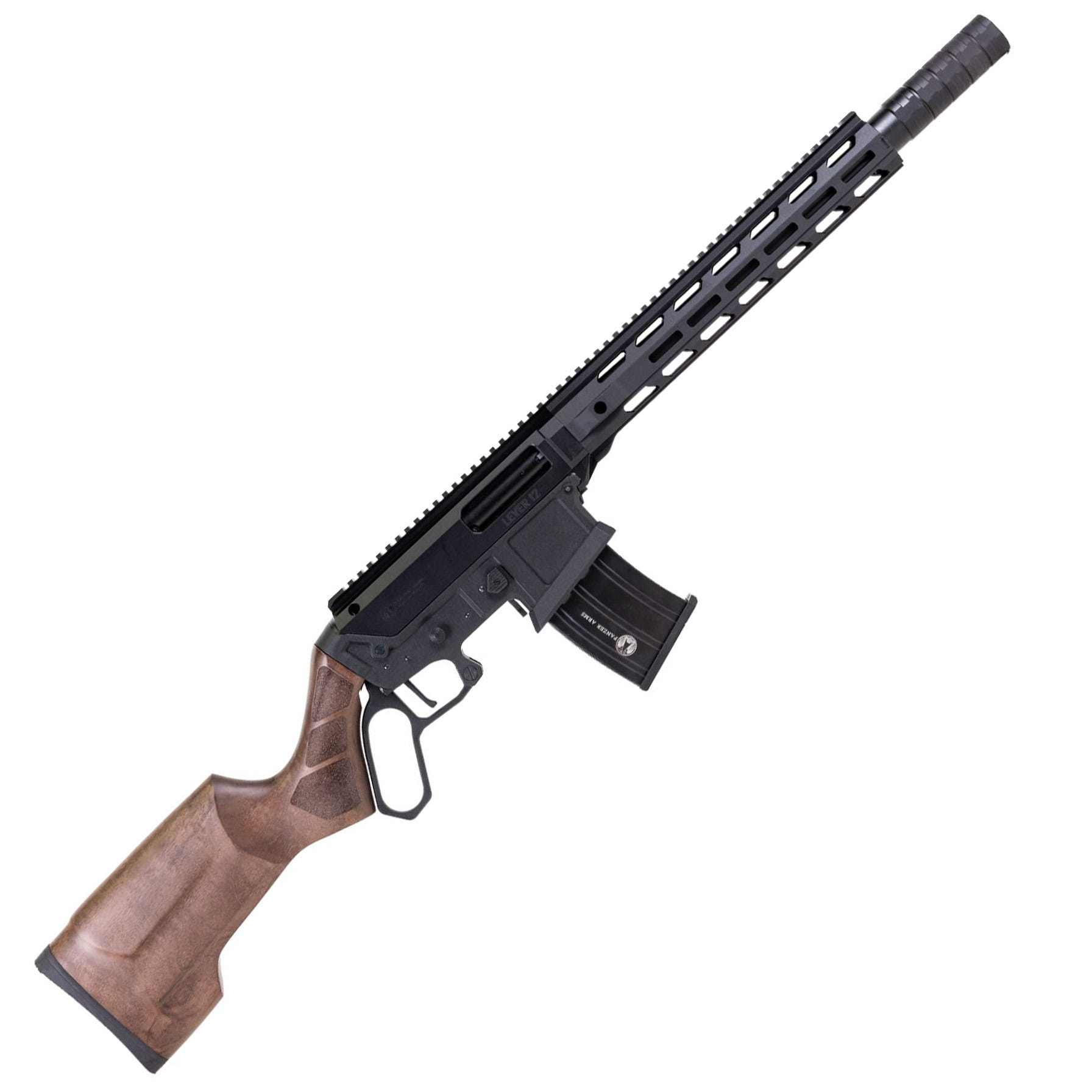 Panzer Arms LEVER12 Walnut / Black 12 GA-3 18.5 Barrel 5-Rounds