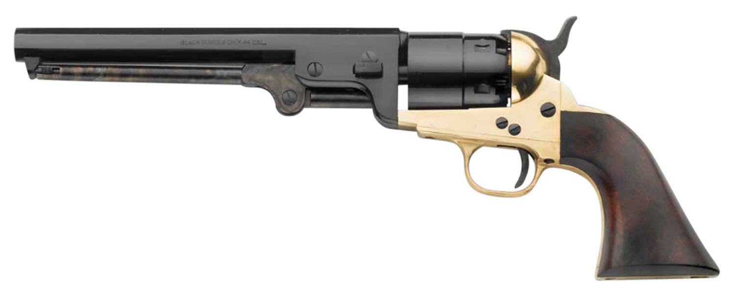Pietta 1851 Navy Brass / Blued .44 Caliber 7.37 Barrel 6-Rounds