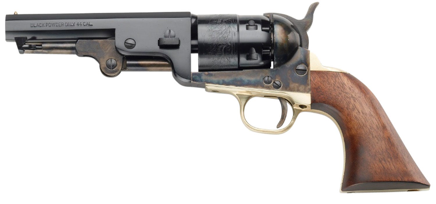 Pietta 1851 Navy Yank Sheriff Color Case Hardened .44 Caliber 4.88 Barrel 6-Rounds