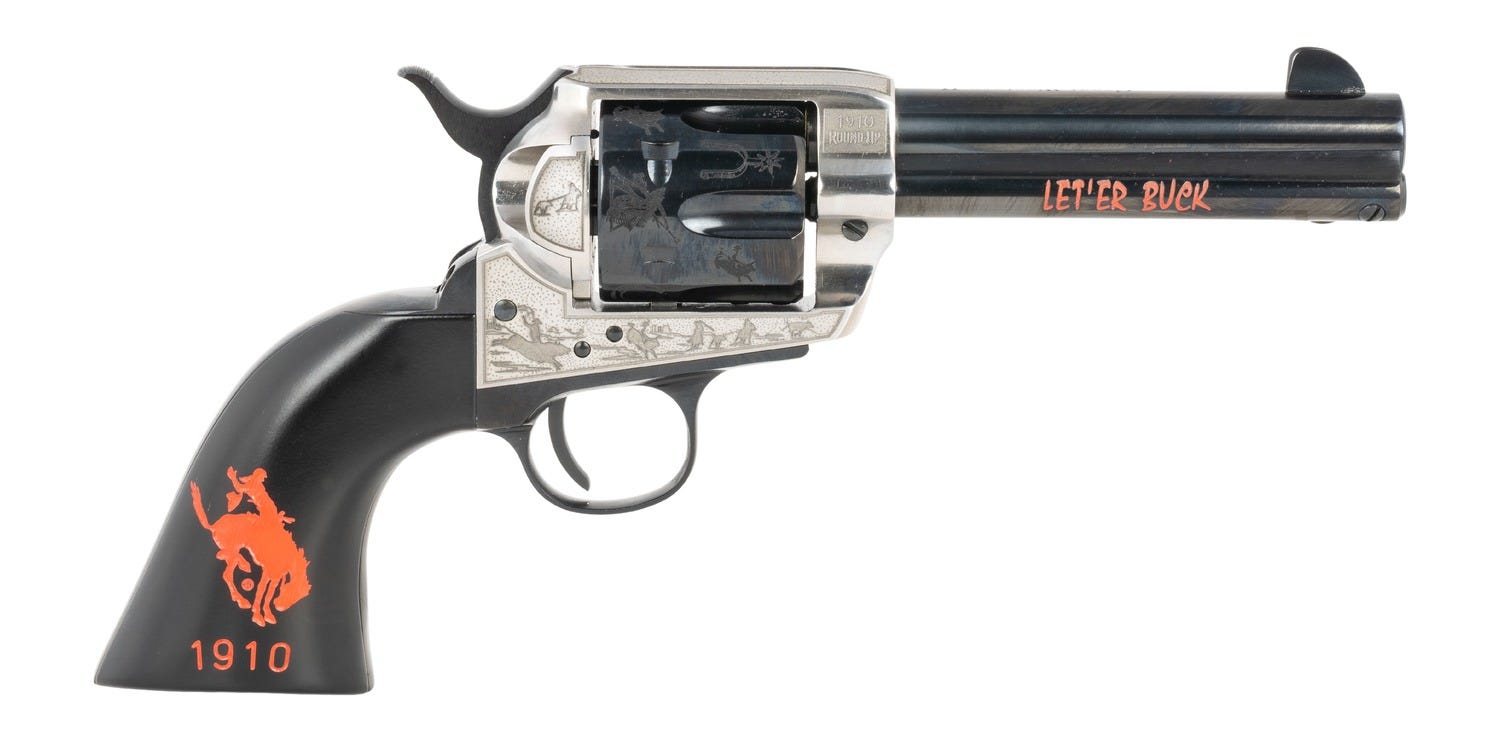 Pietta 1873 Great Western II Pendleton Round-Up Blued .45 Colt 4.75 Barrel 6-Rounds - E.M.F. Company Inc