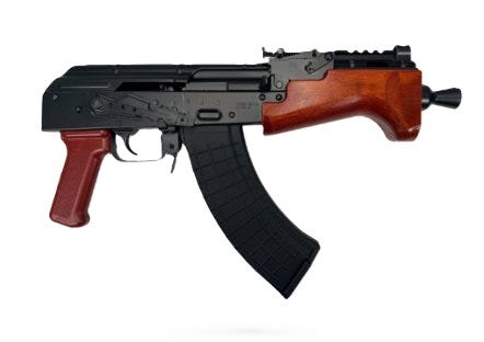 Pioneer Arms Micro Hellpup Polish Red 7.62x39 Pistol