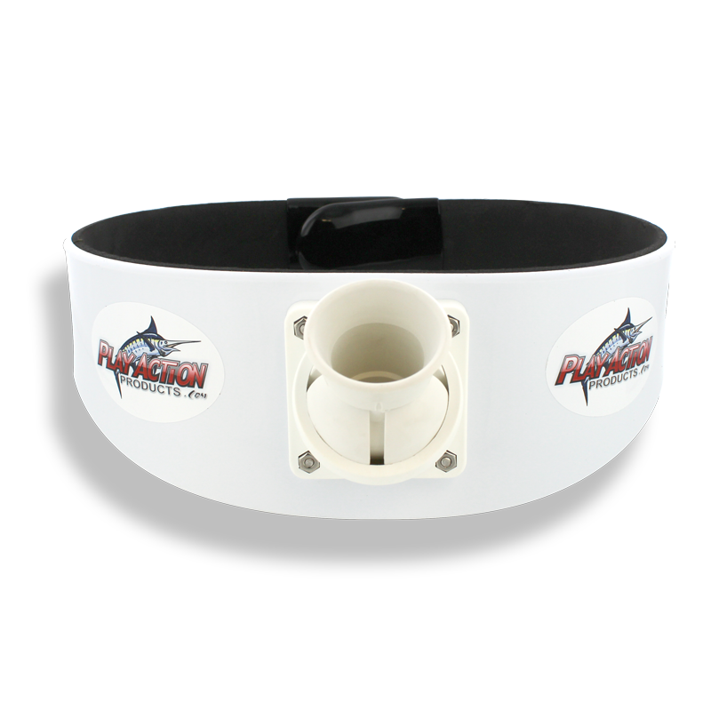 Playaction Braid Fighting Belt White X-Large - Playaction Braid